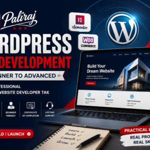 WordPress From Beginner To Advanced — With Real Projects.
